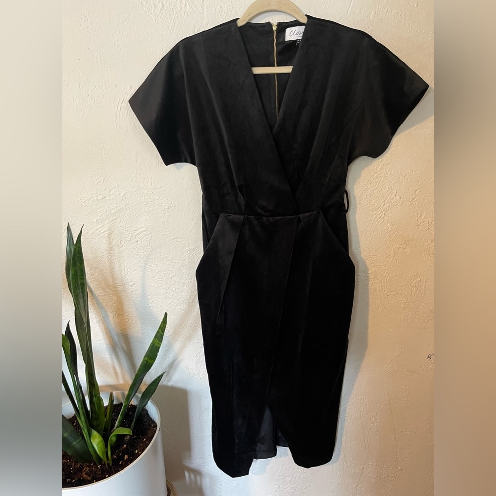 CLOSET Velvet Midi Dress